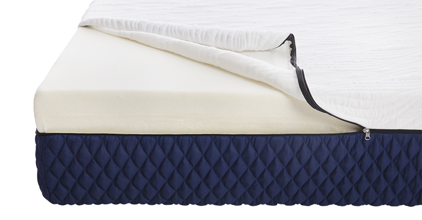 silk and snow mattress zipper